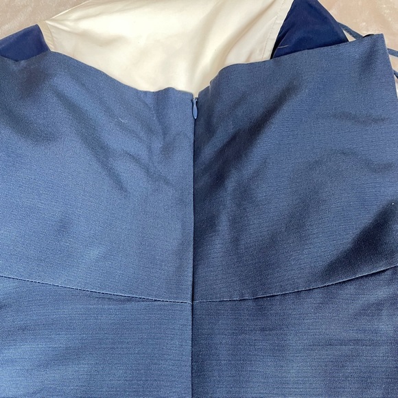 Wai Ming Halter Blue Dress Sz 2 - Picture 7 of 13